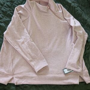 NWT Light Pink Quarter-Zip Sweatshirt